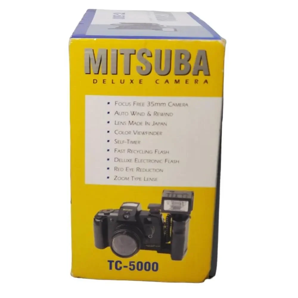 Mitsuba Deluxe Camera Model TC-5000 Self Timer Zoom Type Lens NOS NOB